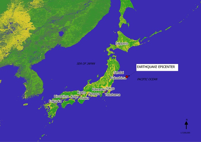 Japan Earthquake 2011 Epicenter